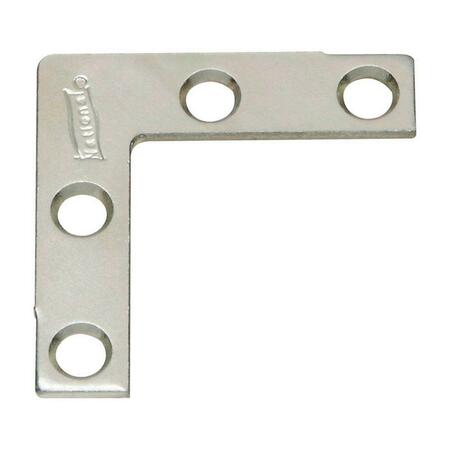 NATIONAL MFG SALES 1.5 x 0.37 in. Outside Corner Brace, Zinc Plated Steel 5703426